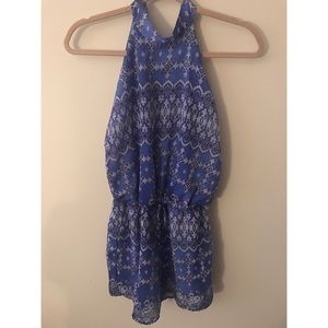 High neck romper perfect condition! Francesca's